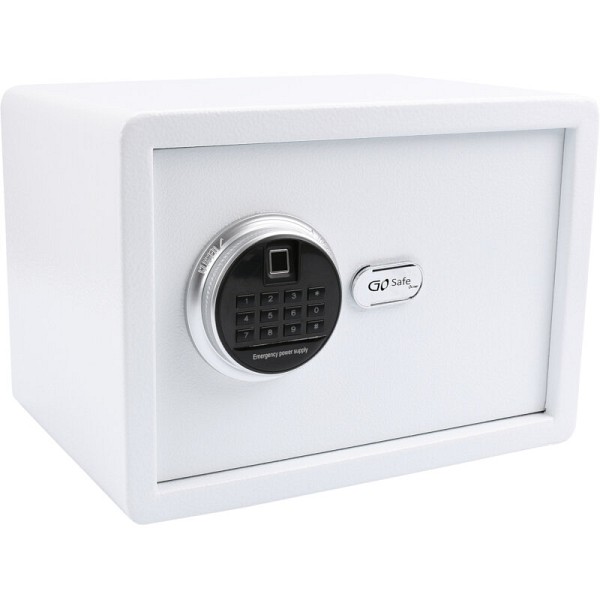 Olympia GOsafe 2.0 120FP GR White Χρηματοκιβώτιο με δακτυλικό αποτύπωμα και ηλεκτρονική κλειδαριά 16 L ? 25 x 35 x 25 cm