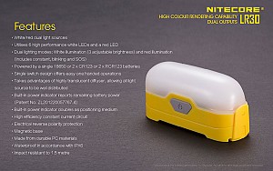 ΦΑΚΟΣ LED NITECORE L series LR30 Yellow