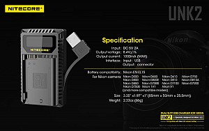 ΦΟΡΤΙΣΤΗΣ NITECORE UNK2 για NIKON