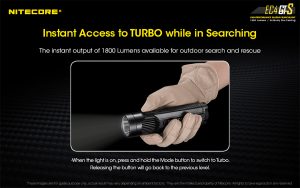 ΦΑΚΟΣ LED NITECORE EXPLORER EC4GTS/1800lumens