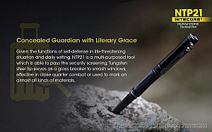 Tactical Pen NITECORE NTP21, Multifanctional
