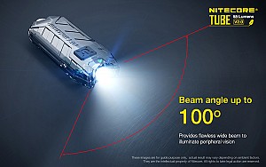 ΦΑΚΟΣ LED NITECORE TUBE, BLACK, V2.0, 55lumens