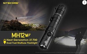 ΦΑΚΟΣ LED NITECORE MULTI TASK HYBRID MH12V2,1200lumens