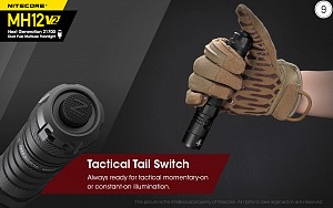 ΦΑΚΟΣ LED NITECORE MULTI TASK HYBRID MH12V2,1200lumens