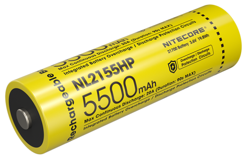 ΜΠΑΤΑΡΙΑ NITECORE 21700 / 5500mAh (τιμή τεμαχίου), NL2155HP