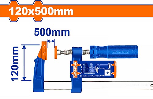 WADFOW ΣΦΙΓΚΤΗΡΑΣ ΜΑΡΑΓΚΩΝ 120 Χ 500mm (WCP2123)