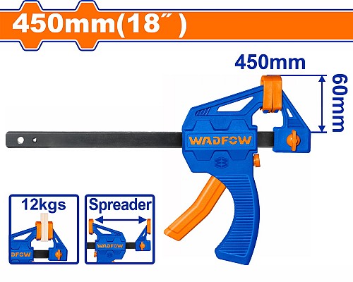 WADFOW ΣΦΙΓΚΤΗΡΑΣ ΜΑΡΑΓΚΩΝ ΑΥΤΟΜΑΤΟΣ 18 / 60X450mm (WCP4318)