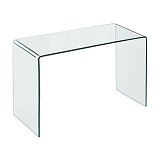 Woodwell GLASSER Κονσόλα - Γραφείο Διάφανο Γυαλί 12mm Ε-00015897 ΕΜ736