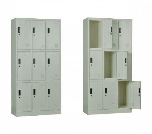 Woodwell LOCKER 9 Θέσεων Φοριαμός - Ερμάριο, Μέταλλο Βαφή  Άσπρο Ε-00016609 Ε6003