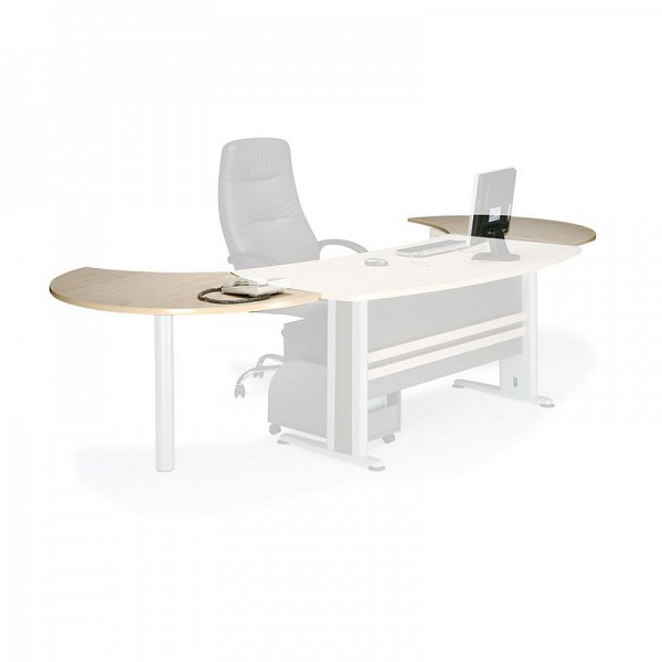 Woodwell EXECUTIVE Eπιφάνεια Eπέκτασης Απόχρωση Dark Grey - Beech Ε-00007330 ΕΟ999Ε