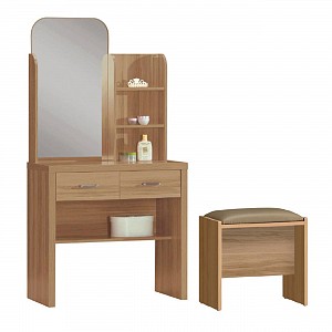 Woodwell CALIBER Set Τουαλέτα + Σκαμπό Απόχρωση Sonoma Oak Ε-00020697 Ε7388