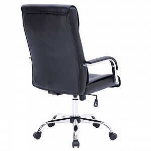 Woodwell BF5100 Πολυθρόνα Διευθυντή Βάση Μέταλλο Χρώμιο - PU Μαύρο Ε-00020461 ΕΟ220,1