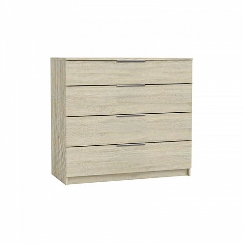 Woodwell DRAWER Συρταριέρα με 4 Συρτάρια, Απόχρωση Sonoma Ε-00022033 Ε759,2