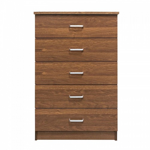 Woodwell DRAWER Συρταριέρα με 5 Συρτάρια, Απόχρωση Καρυδί Ε-00021870 Ε7395,3