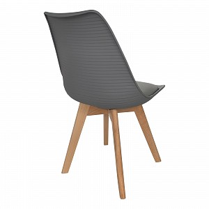 Woodwell MARTIN STRIPE Καρέκλα Ξύλινο Πόδι, PP Γκρι Ε-00022613 ΕΜ136,44S