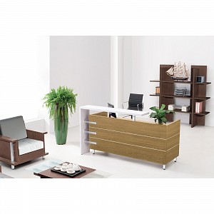 Woodwell Reception PROJECT Απόχρωση Sonoma - Άσπρο Ε-00020616 ΕΟ944