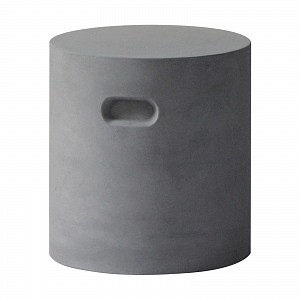 Woodwell CONCRETE Cylinder Σκαμπό Κήπου - Βεράντας, Cement Grey Ε-00021747 Ε6204