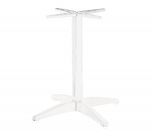 Woodwell FACTORY Βάση Τραπεζιού Αλουμίνιο Απόχρωση Άσπρο (2,35kg) Ε-00014081 Ε011,3