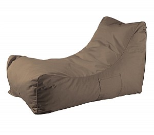 Woodwell LAZY Πουφ Ανάκλιντρο 100% Αδιάβροχο, Ύφασμα Καφέ Ε-00016585 Ε021,6