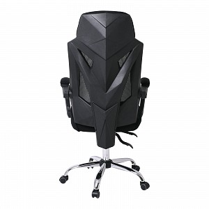 Woodwell BF9450 Πολυθρόνα Relax Γραφείου Διευθυντή, Βάση Χρώμιο, PP Μαύρο, Mesh Μαύρο Ε-00020539 ΕΟ571,1