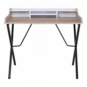 Woodwell ΓΡΑΦΕΙΟ Μέταλλο Βαφή Μαύρο, Απόχρωση Σημύδας Ε-00020863 ΕΟ423