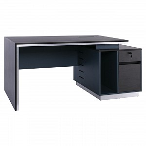 Woodwell ADVANCE Γραφείο Σκούρο Καρυδί - Sky Grey Ε-00022211 ΕΟ824