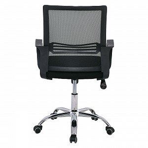 Woodwell BF2110 Πολυθρόνα Γραφείου Μέταλλο Χρώμιο, Mesh Μαύρο Ε-00022063 ΕΟ256