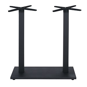 Woodwell PRATO-W Βάση Τραπεζιού BAR 70x40cm H.108cm Μέταλλο Βαφή Μαύρο / 18,50Kg Ε-00023925 Ε0682,W