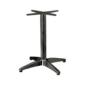 Woodwell FACTORY Βάση Τραπεζιού Αλουμίνιο Απόχρωση Ανθρακί (2,35kg) Ε-00004421 Ε011,2