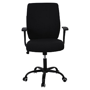 Woodwell BF3900 Πολυθρόνα Γραφείου Βάση Μέταλλο Βαφή Μαύρo Ύφασμα Μαύρο Ε-00020641 ΕΟ524,1M