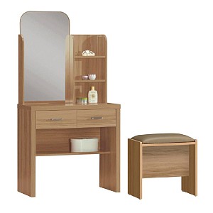 Woodwell CALIBER Set Τουαλέτα + Σκαμπό Απόχρωση Sonoma Oak Ε-00020697 Ε7388