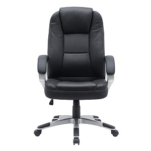 Woodwell BF6950W Πολυθρόνα Γραφείου Διευθυντή, Pu Μαύρο Ε-00024824 ΕΟ278,1W