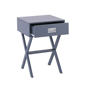 Woodwell WICK Κομοδίνο Γκρι Λάκα MDF Ε-00022029 Ε749,4