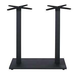 Woodwell PRATO-W Βάση Τραπεζιού BAR 70x40cm H.108cm Μέταλλο Βαφή Μαύρο / 18,50Kg Ε-00023925 Ε0682,W