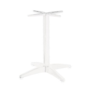 Woodwell FACTORY Βάση Τραπεζιού Αλουμίνιο Απόχρωση Άσπρο (2,35kg) Ε-00014081 Ε011,3