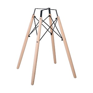 Woodwell ART Wood Βάση Τραπεζιού Φυσικό (2,70kg) Ε-00022949 Ε7085