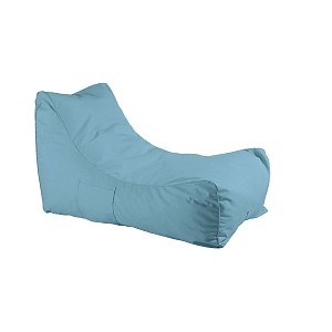 Woodwell LAZY Πουφ Ανάκλιντρο 100% Αδιάβροχο, Ύφασμα Γαλάζιο Ε-00016200 Ε021,4