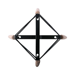 Woodwell ART Wood Βάση Τραπεζιού Φυσικό (2,70kg) Ε-00022949 Ε7085
