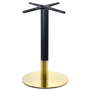 Woodwell RIVA Βάση Τραπεζιού Gold Inox #201 - Black / 11,70 Kg Ε-00024687 ΕΜ679