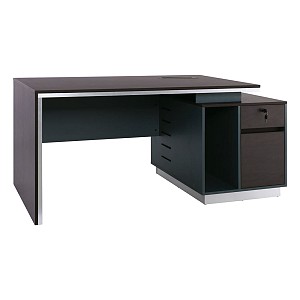 Woodwell ADVANCE Γραφείο Σκούρο Καρυδί - Sky Grey Ε-00022211 ΕΟ824