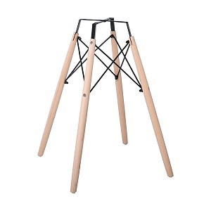 Woodwell ART Wood Βάση Τραπεζιού Φυσικό (2,70kg) Ε-00022949 Ε7085