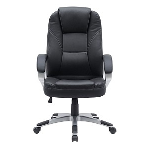 Woodwell BF6950W Πολυθρόνα Γραφείου Διευθυντή, Pu Μαύρο Ε-00024824 ΕΟ278,1W