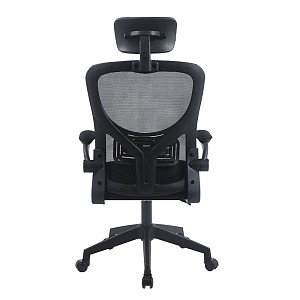 Woodwell BF3055 Πολυθρόνα Γραφείου- Διευθυντή, Mesh Μαύρο Ε-00026532 ΕΟ5302,1