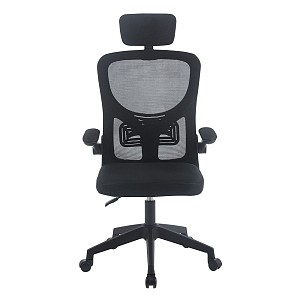 Woodwell BF3055 Πολυθρόνα Γραφείου- Διευθυντή, Mesh Μαύρο Ε-00026532 ΕΟ5302,1