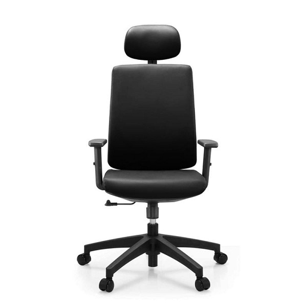 Woodwell BF8200 Πολυθρόνα Γραφείου Διευθυντή, Pu Μαύρο Ε-00026641 ΕΟ623,1