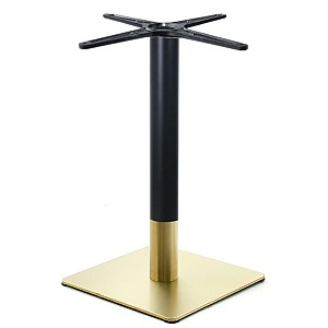 Woodwell RIVA Βάση Τραπεζιού BAR Gold Inox #201 - Black (14,50 kg) Ε-00024686 ΕΜ670