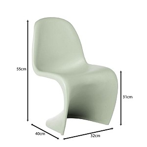 Woodwell BLEND Kid Καρέκλα, PP Sandy Green Ε-00026448 ΕΚ993,5