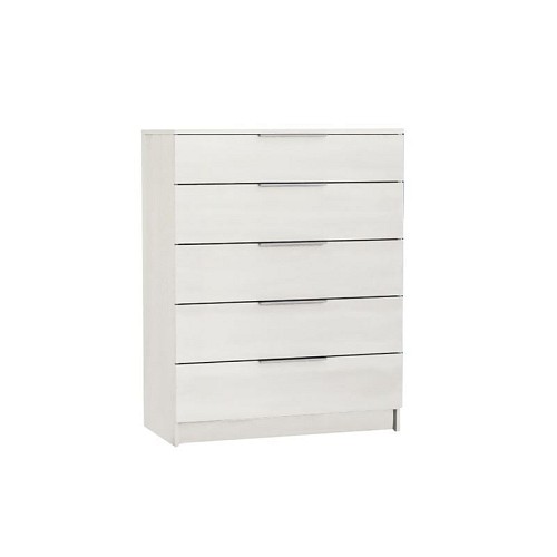 Woodwell DRAWER Συρταριέρα με 5 Συρτάρια, Απόχρωση Άσπρο Ε-00022076 Ε758,3