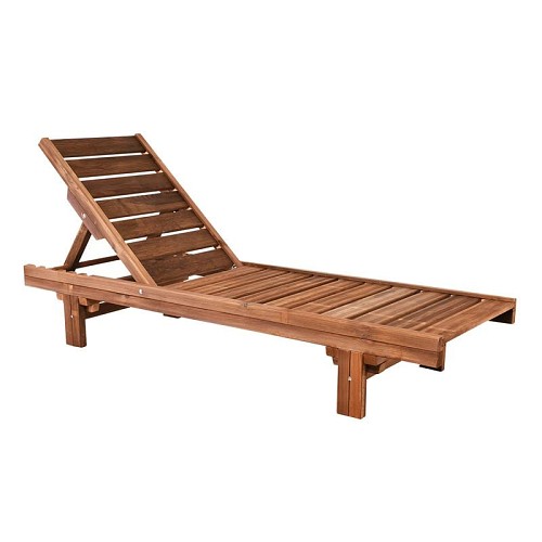 Woodwell LUGANO Ξαπλώστρα Εμποτισμού Pine, Απόχρωση Καρυδί Ε-00026675 Ε228,1